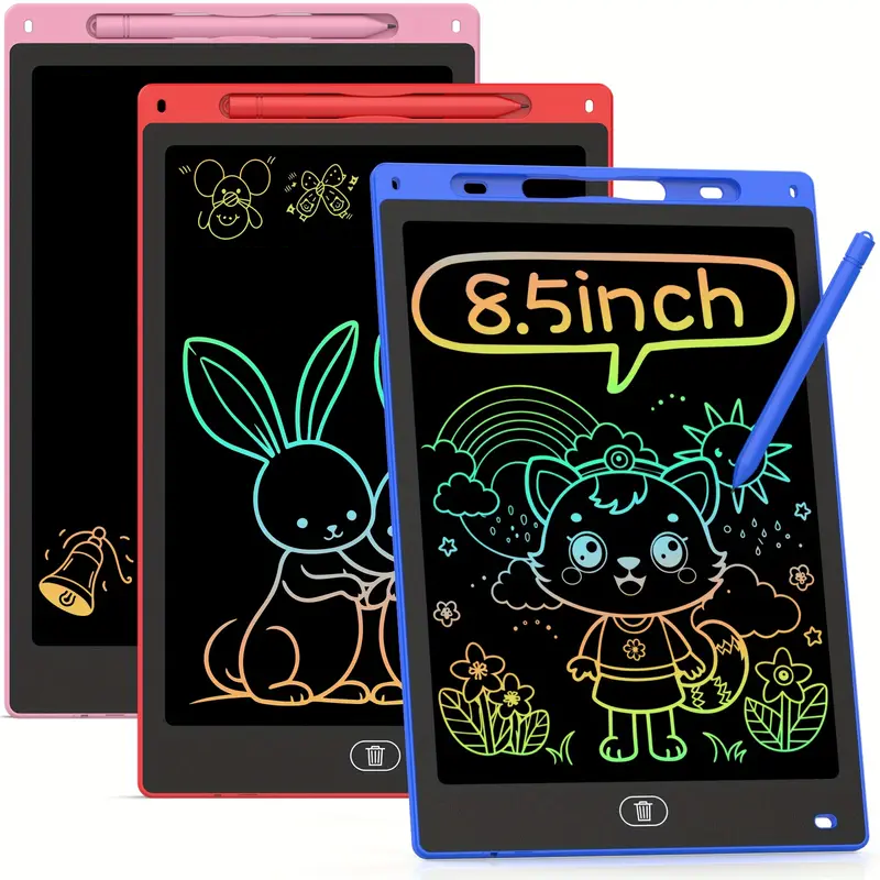 HX LCD Writing Board Portable Customizable Colorful Message Erasable Reusable Educational Toy Drawing Tablet LCD Drawing Board