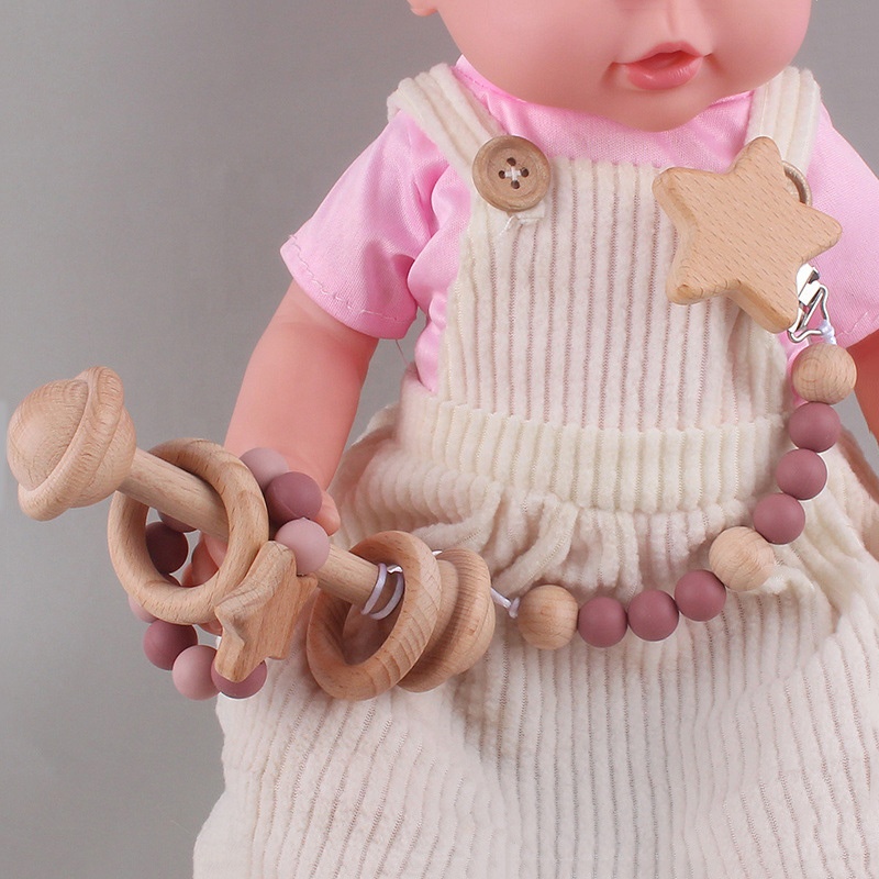 Baby Teether Pacifier Chain Set Details 4