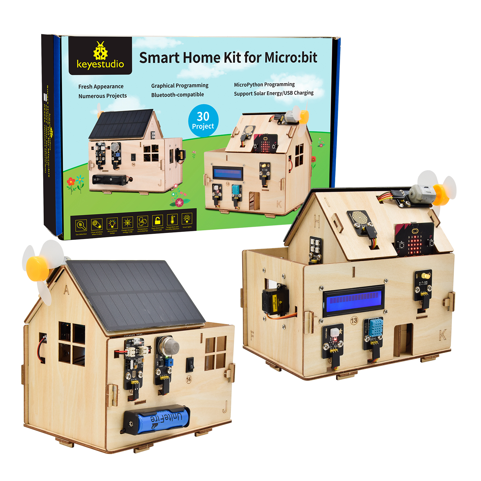 Easy Science Experiments Educational Learning Toys STEM Programmable Assembly Wooden Learning Kit For Arduino For Microbit