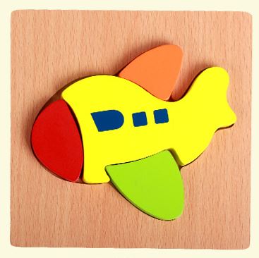 3D Eco-friendly Painted Wooden Animal Puzzles Montessori Toys Early Learning Preschool Gift Wooden Puzzle Set