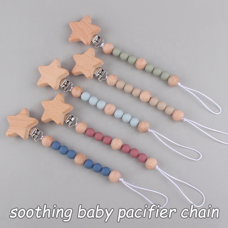 Baby Teether Pacifier Chain Set Details 3