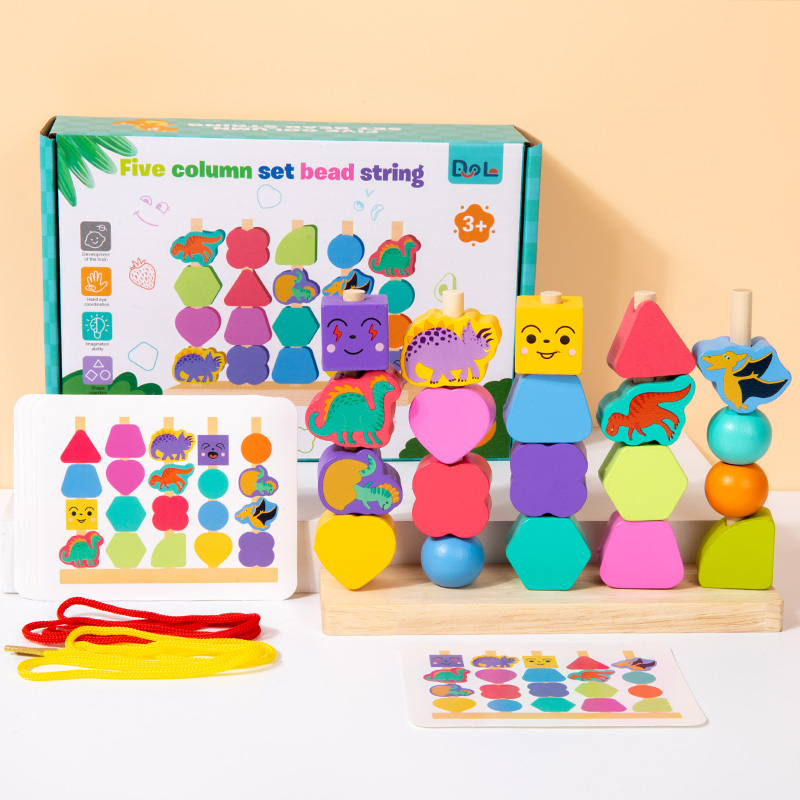 YARI 3+ Kids Number Puzzles Counting Stacking Game Wooden Counting Stacker Block Set For Toddlers