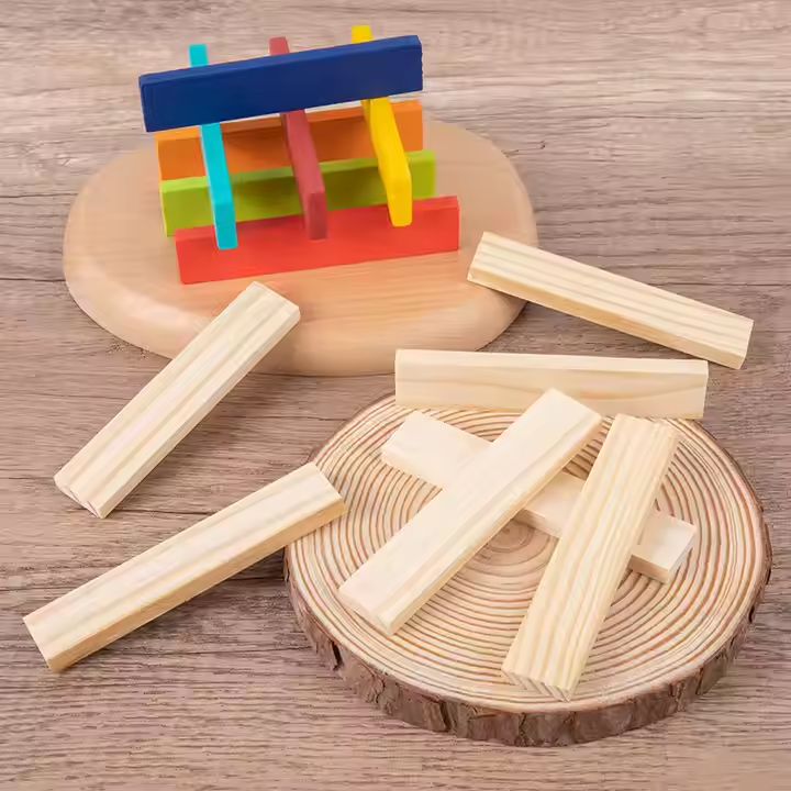 Small Intelligent Wooden Toys for Kids Sensory Training for Hands and Brains Wood Material