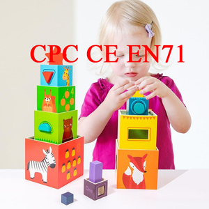 CPC CE EN71 New Design Wooden Montessori Educational Cognition Tower Toy