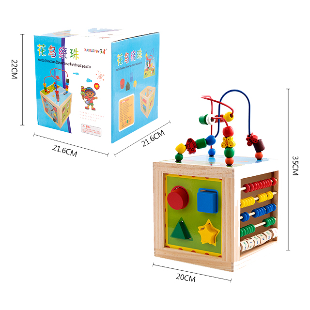 Montessori Wooden Math Educational Calculate Toys Construction Toys
