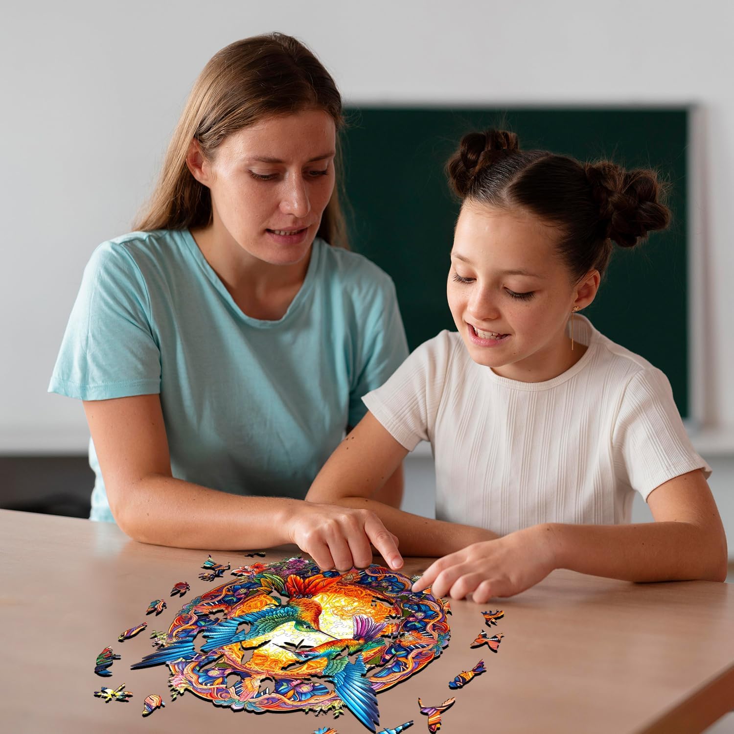 Jigsaw Board Puzzles Kids Brain Teaser Wood Toys for Children Educational the Gift for Halloween Christmas Birthday