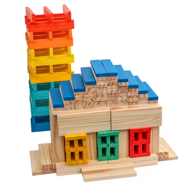 Small Intelligent Wooden Toys for Kids Sensory Training for Hands and Brains Wood Material