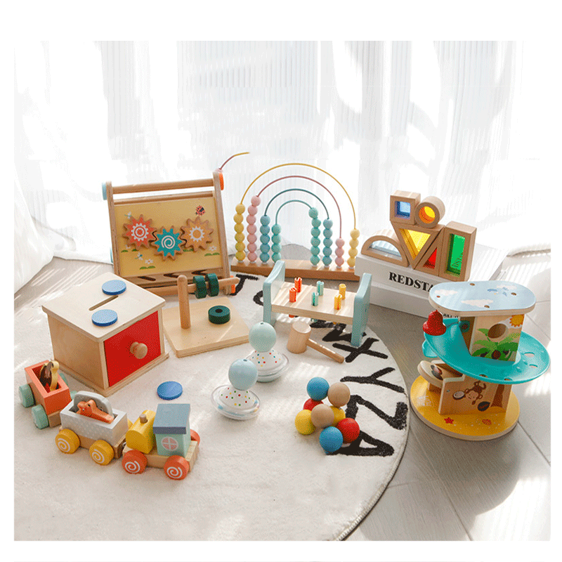 Teaching Learn Baby Montessori Premium Wooden Manual Furniture Kindergarten Materials Other Educational Sensory Toy Kids Games