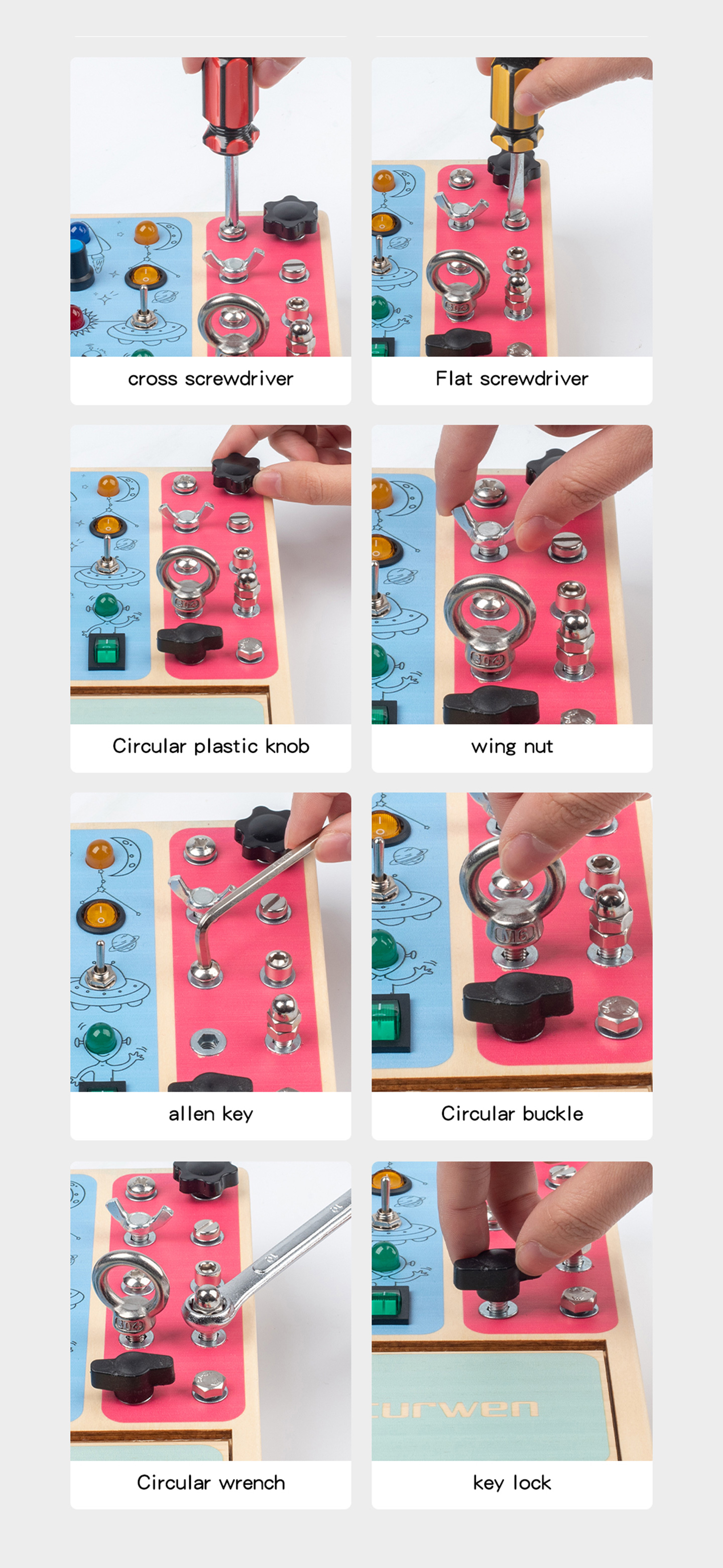 Busy Board Detail 5