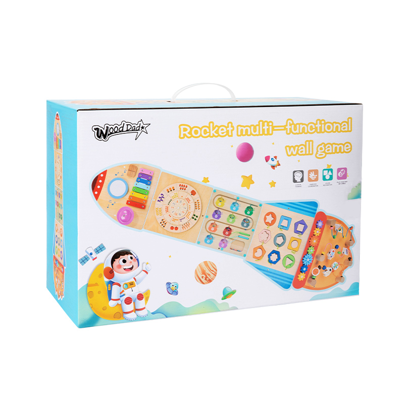 Montessori Sensorial Wooden Wall Game Interesting Educational Busy Board Toy Kids Wall Mount Learning Panels