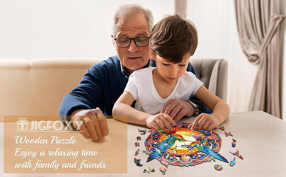 Wooden Jigsaw Puzzle Detail