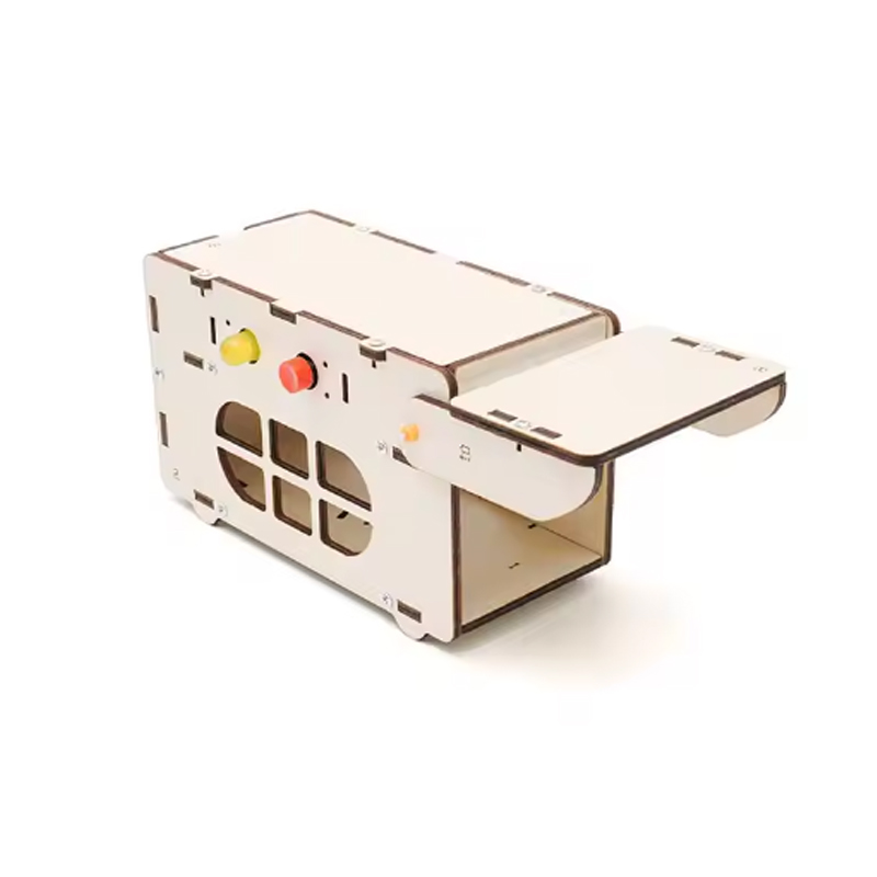 FBELE DIY Intelligent Wooden Gate Educational Kit FB-A11 With Manual Operation For Preschool Science Physics Teaching