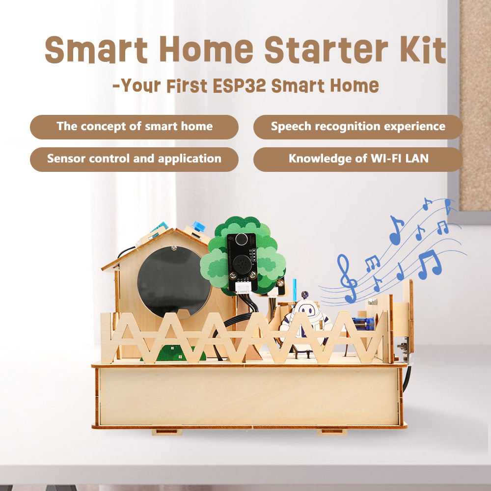 ACEBOTT China Made Stem Educational Smart Home Starter Kit Wooden DIY Programming Learning Toy Steam Stem Toys Kits for Arduino