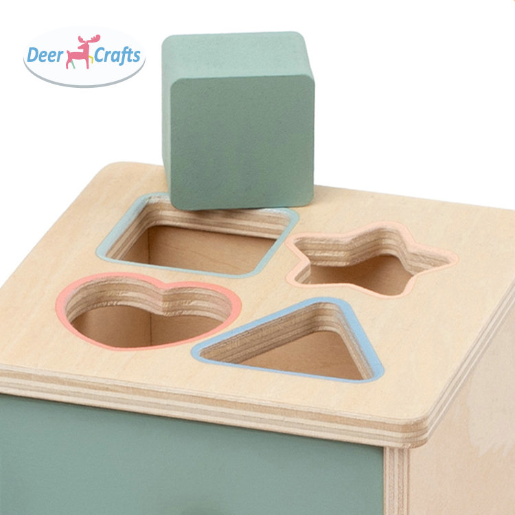 Multi-Function Wooden Toy for Infants &amp; Children - Color Recognition &amp; Shape Matching Early Education Ball Set DD12761