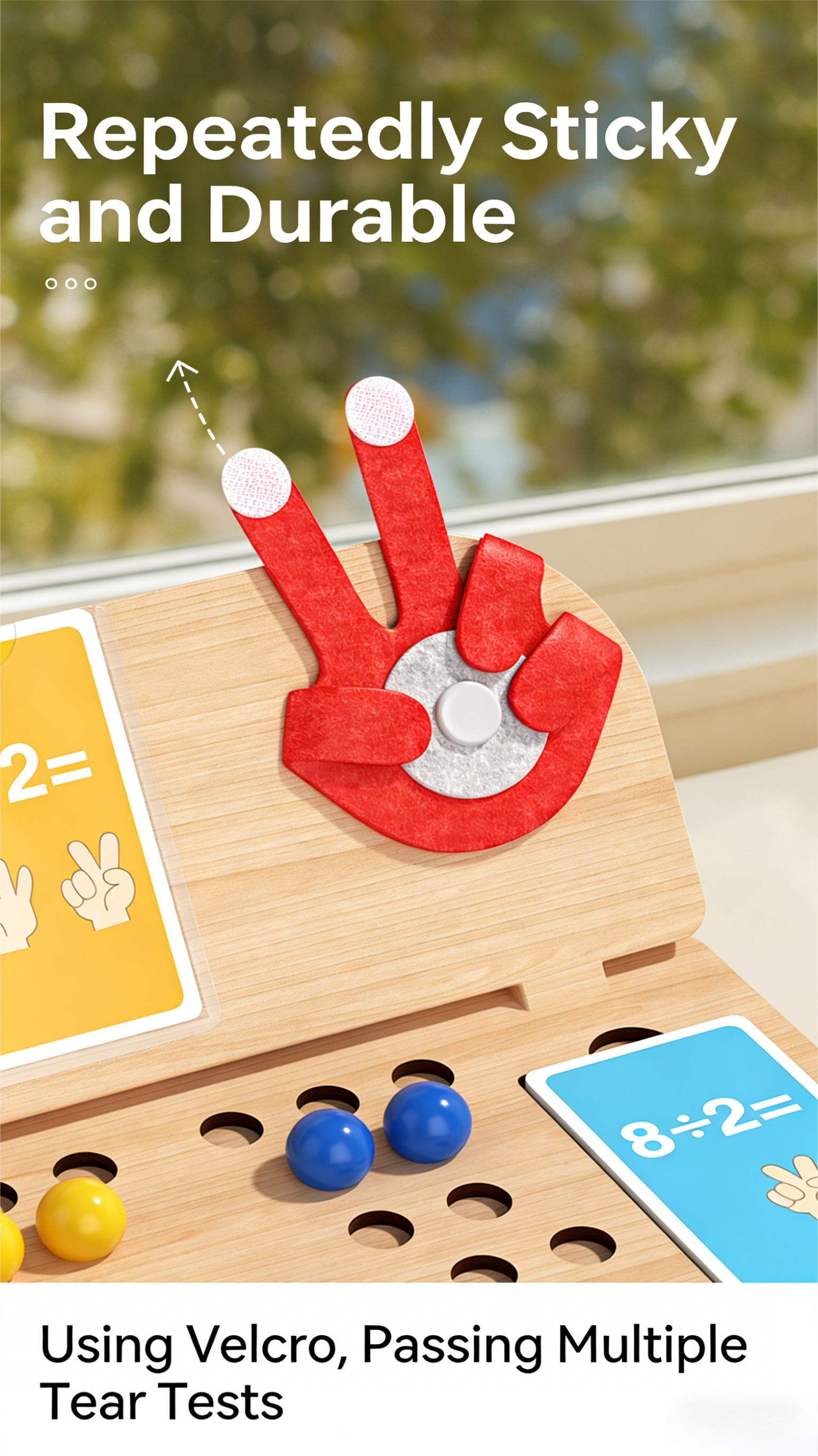 Wholesale Fun Children's Wooden Math Operation Toys Finger Counting Addition Subtraction Cognitive Math Educational Toy for Kids