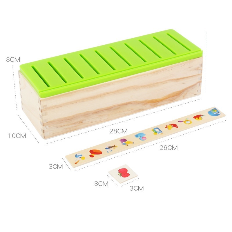 Wooden Montessori Sorting Box New Educational Toys for Preschool Kindergarten Autism Toys for Motor Skills STEM Learning EN71