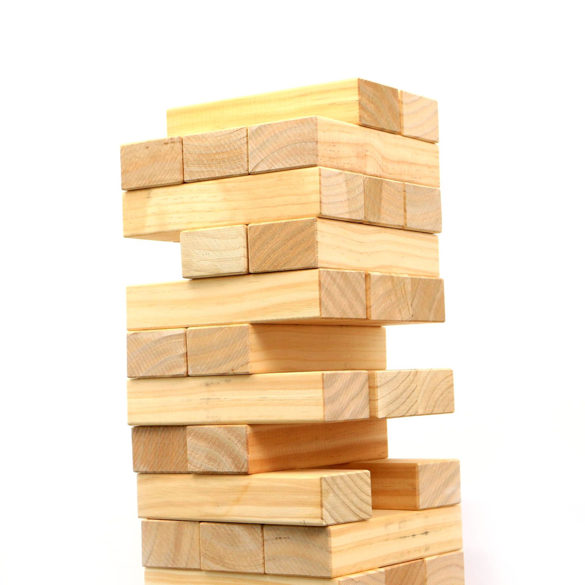 Children's Sports &amp; Entertainment Wooden Frame DIY Building Blocks New Toy for Stacking &amp; Building Skills