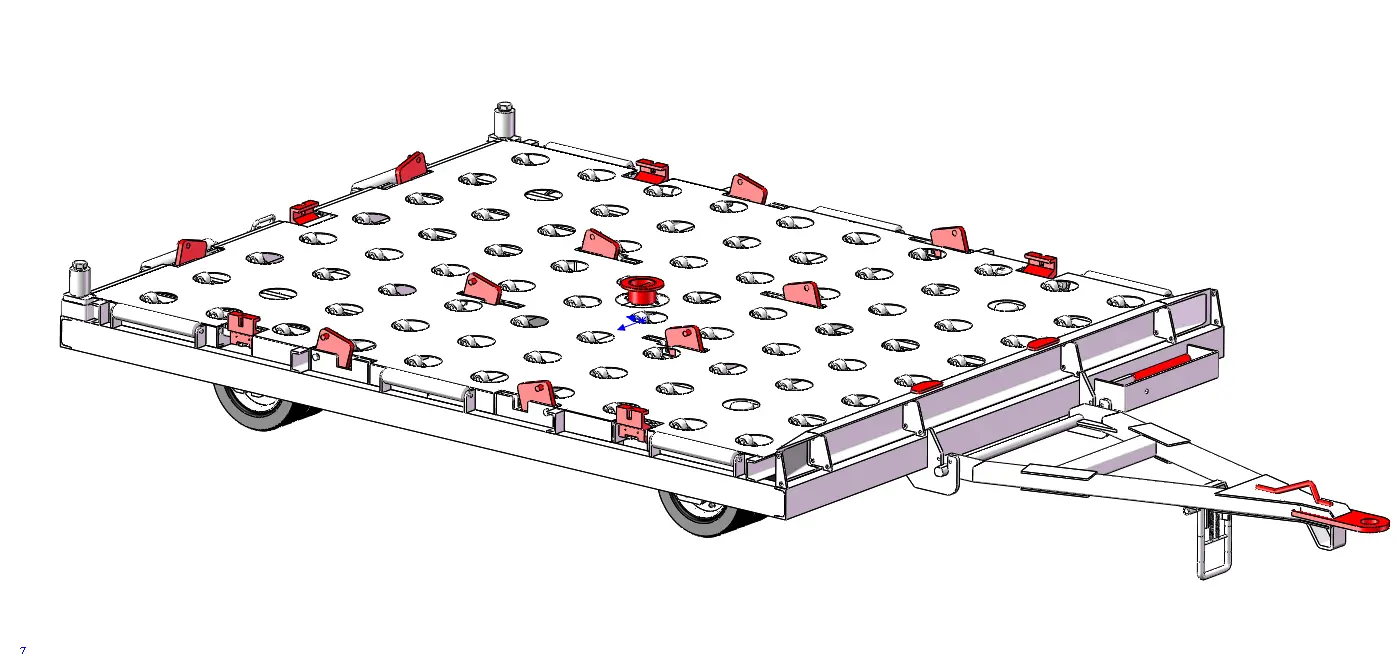 Custom 7T castle pallet dolly Suppliers, Factories