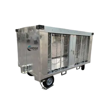 Rainproof Luggage Cart for airport baggage handling with weather protection