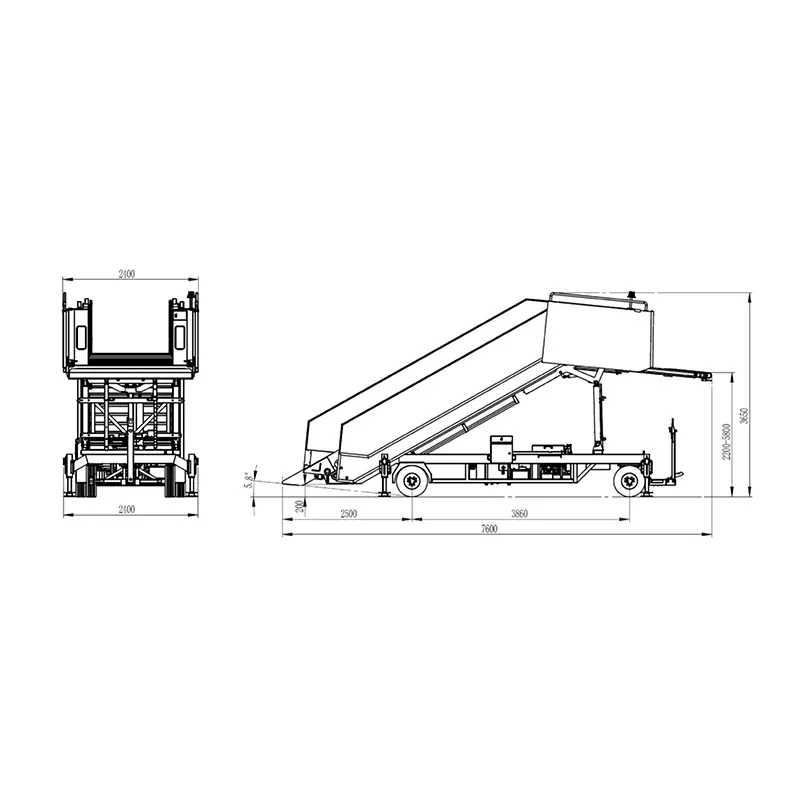 Custom CD-PS380T Towable Passenger Boarding Stairs Manufacturers, Factory