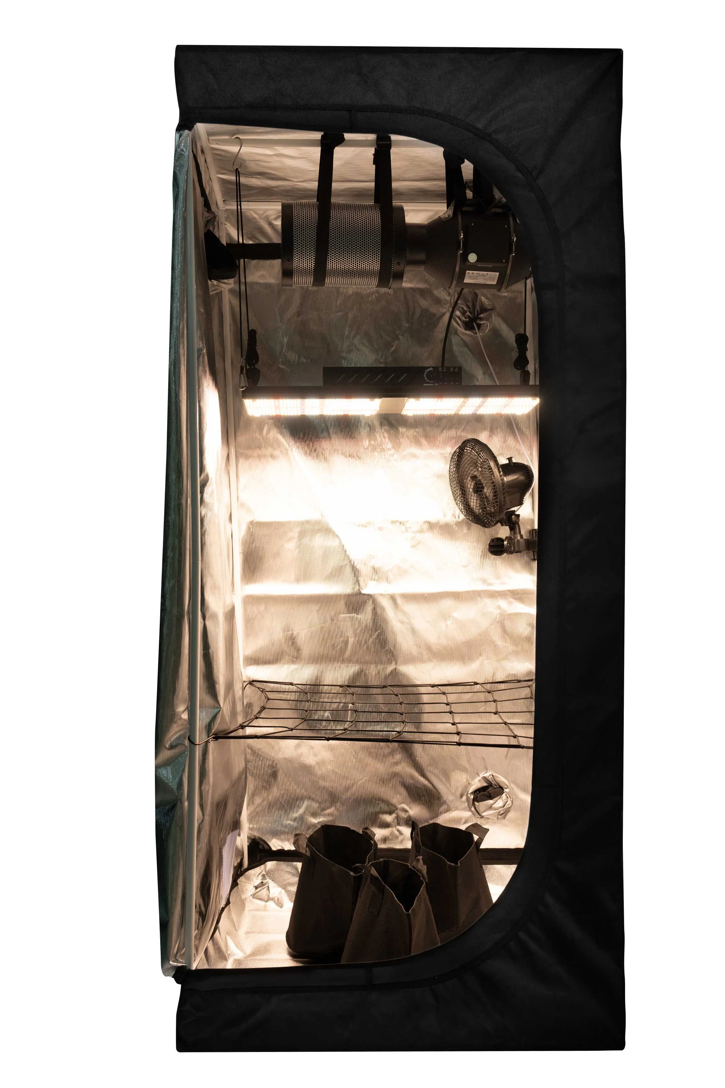 200W Growing Plant Growing Indoor Grow Tent Kit Wireless Small Vertical Farming Grow Tent Kit with Evo (RoHS) Meanwell Power