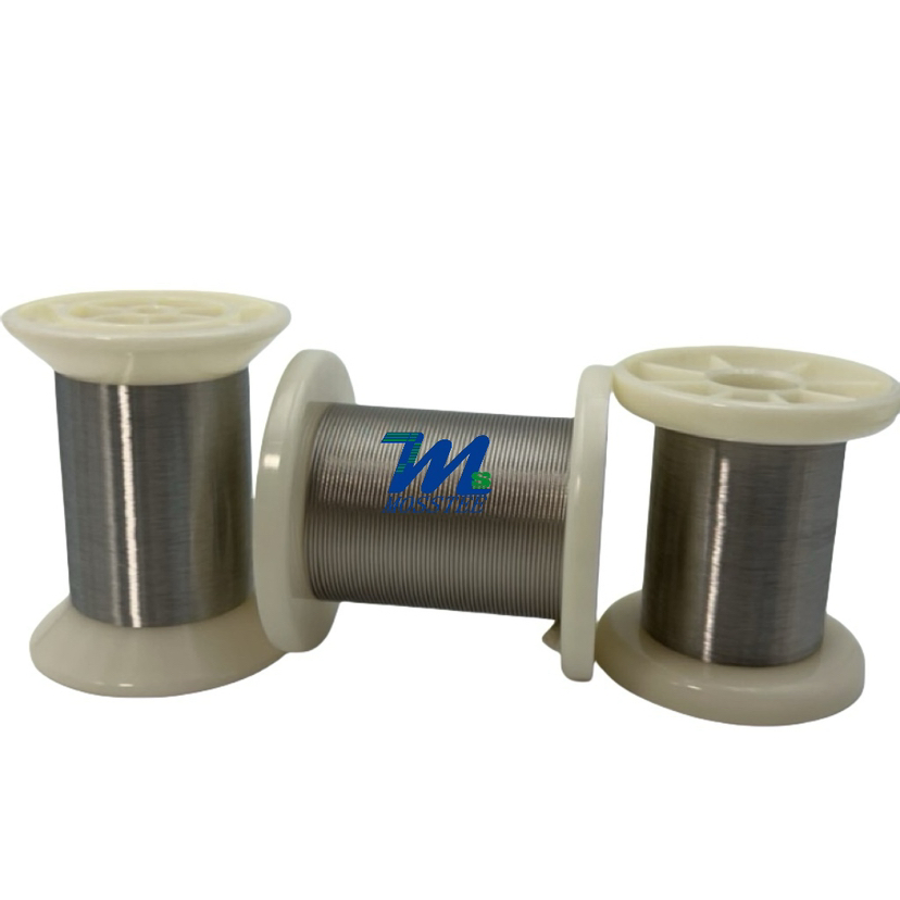 ISO 13485 &amp; IEC 60601 37X0.4mm Micro Coiled Conductor Nickel Plated Copper Wire for Mems Sensor Bonding (NPC)