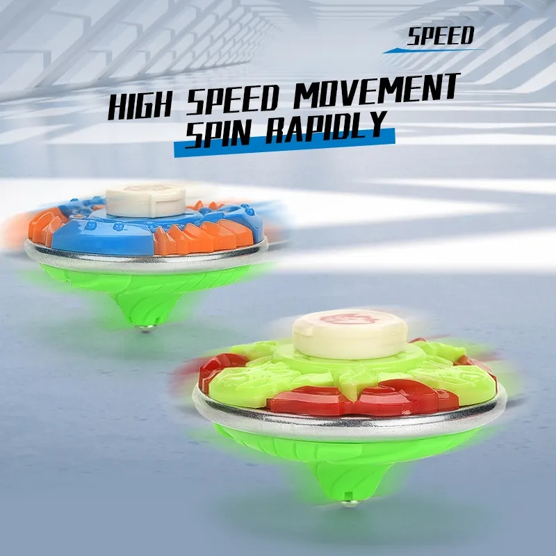 Wholesale Kids Favorite Boys Gift Novel Competitive Toys Popular Colorful Alloy Gyro Children Battle Spinning Top Combat Gyro