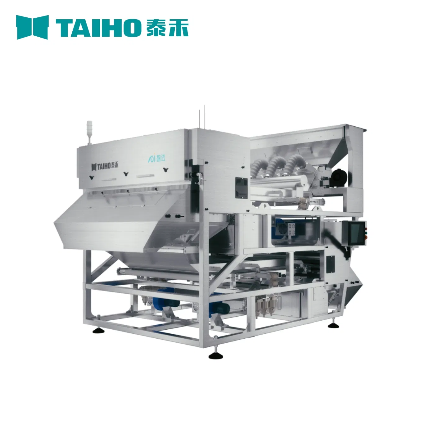 Optical Intelligent Vision AI Peeled Garlic Sorting Machine TAIHO Color Sorter