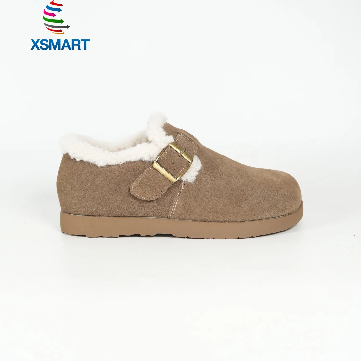 Birkenstock-Inspired EVA Comfort Shoes for Women Lightweight with Fur Warmth Slip-Resistant