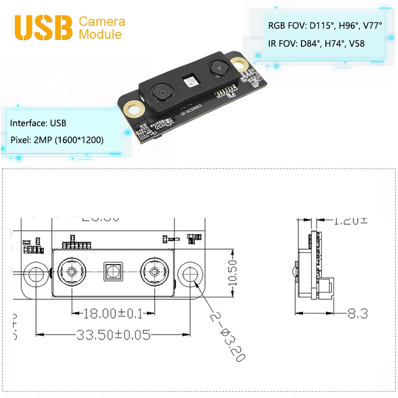 USB UVC Camera Module