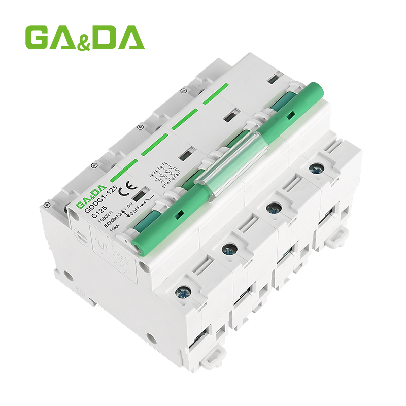 Hot-Selling MCB Gddc1-125-C125-4p-1000V DC Solar Energy Mini Breaker