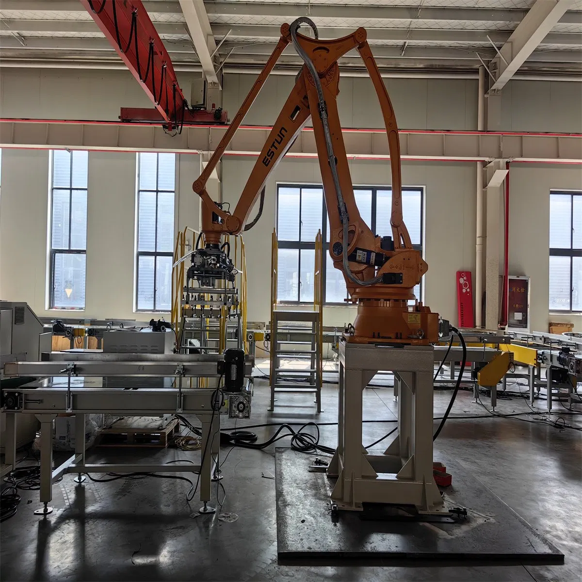 Software Programmable Packing and Palletizing Robot Line for 1 - 70kg Bag