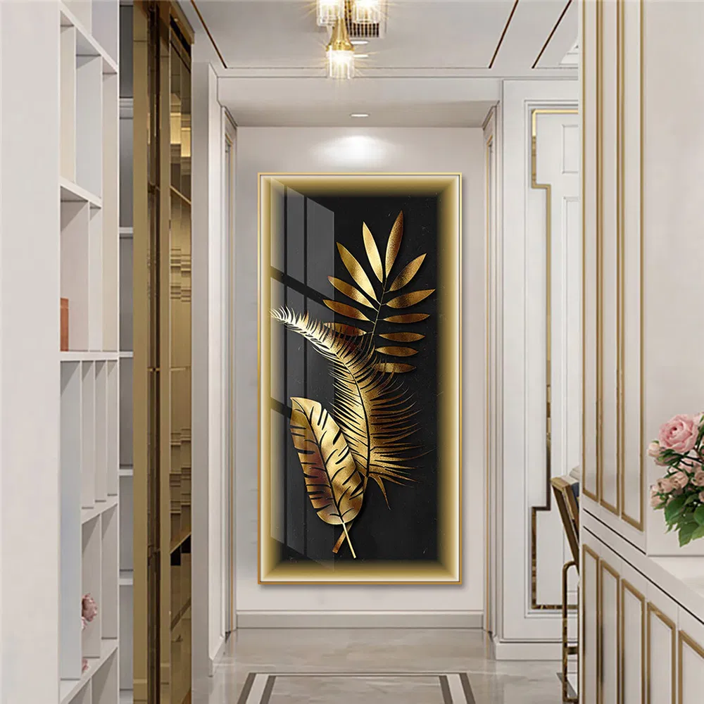 Elegant Wall Art Painting: Chic Crystal Home Decor for Modern Spaces