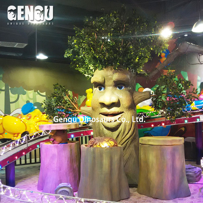 Simulation Talking Tree Robot for Game Center