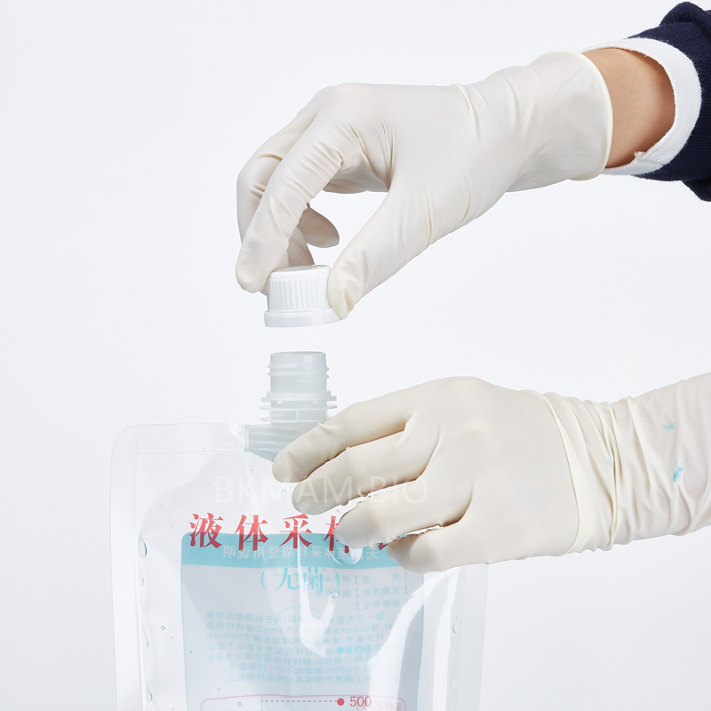 Screw Cap Water Sampling Bag Sterile Sample Bags 500ml PE Composite Sampling Bag with Sodium Thiosulfate Environmental Inspection Sampling Bag