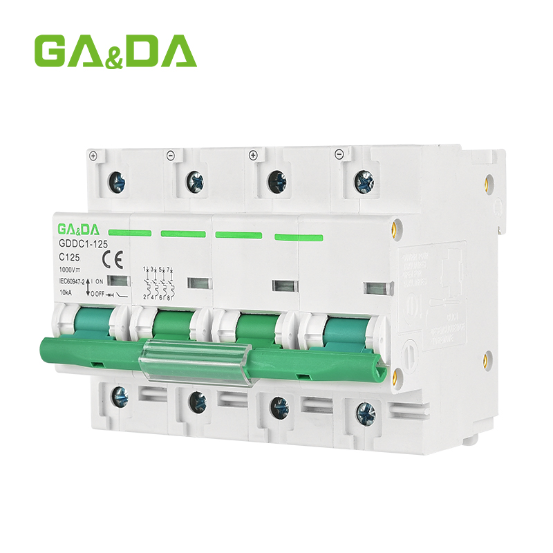 Hot-Selling MCB Gddc1-125-C125-4p-1000V DC Solar Energy Mini Breaker