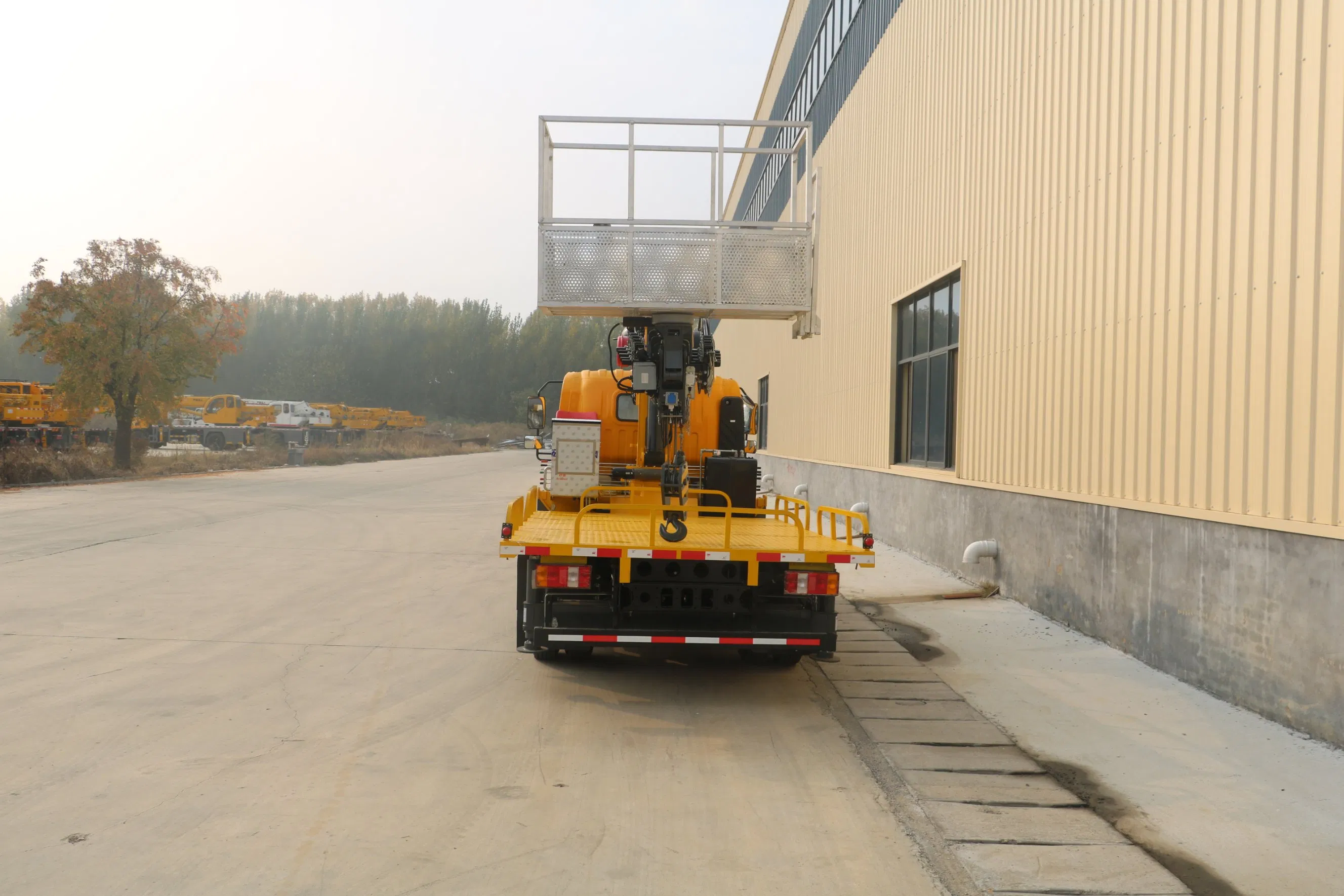 Multi-Functional Aerial Working Platform for Building Renovation, Maintenance and Cleaning