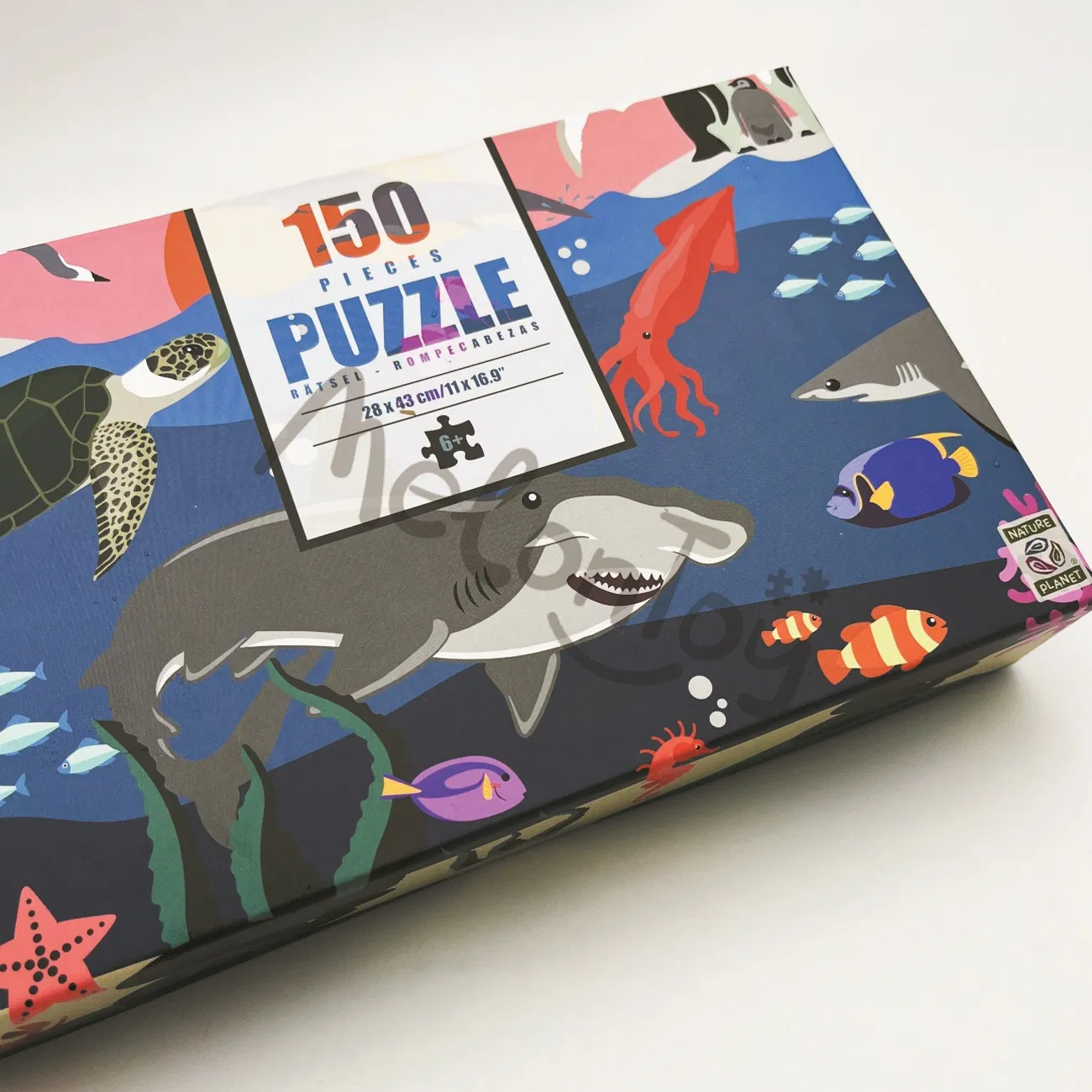 Underwater World Puzzle 150 Pieces Animal Jigsaw Puzzle Colorful Intellectual Educational Toy Children Puzzles Floor Puzzle Game