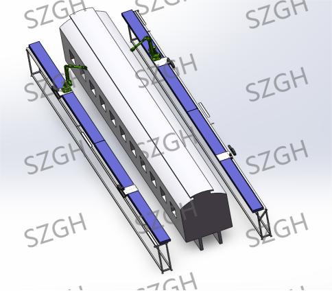 SZGH Programmable Automatic Industrial Robot Arm Spray Paint Robot Arm 6 Axis Painting Robot for Painting Chairs