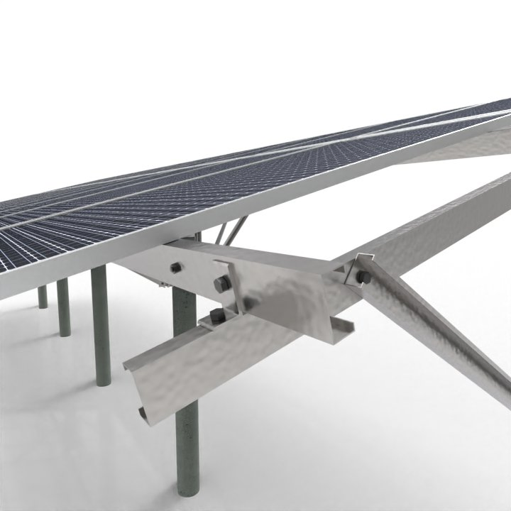 Jchx Commerical Universal Solar Panel Mounting Structure Kit