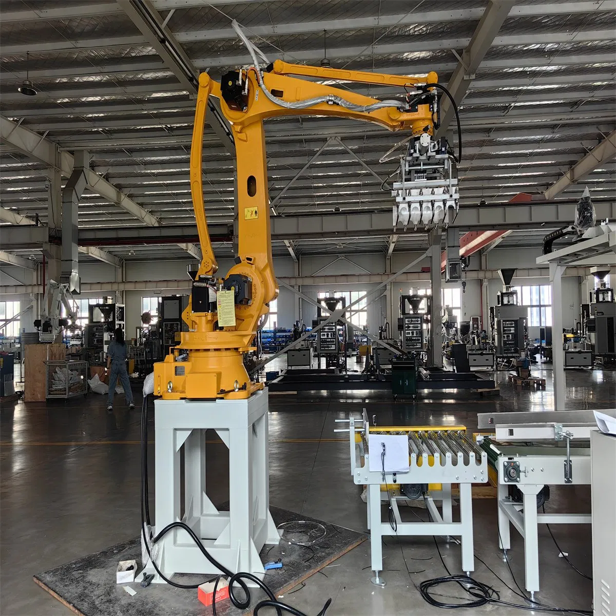 Software Programmable Packing and Palletizing Robot Line for 1 - 70kg Bag