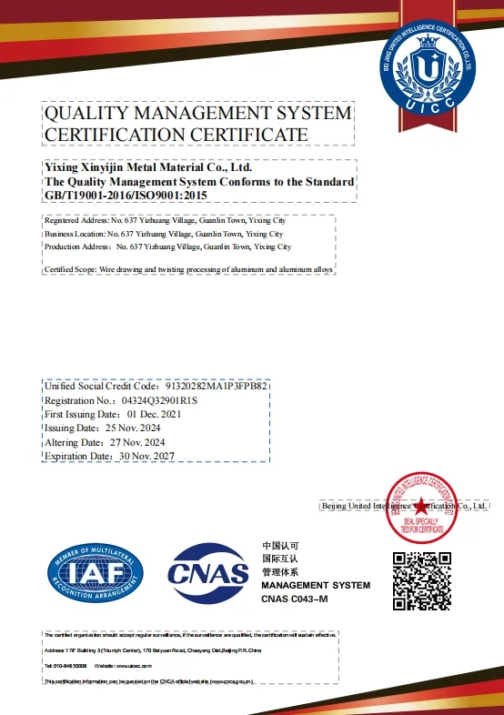 Certification