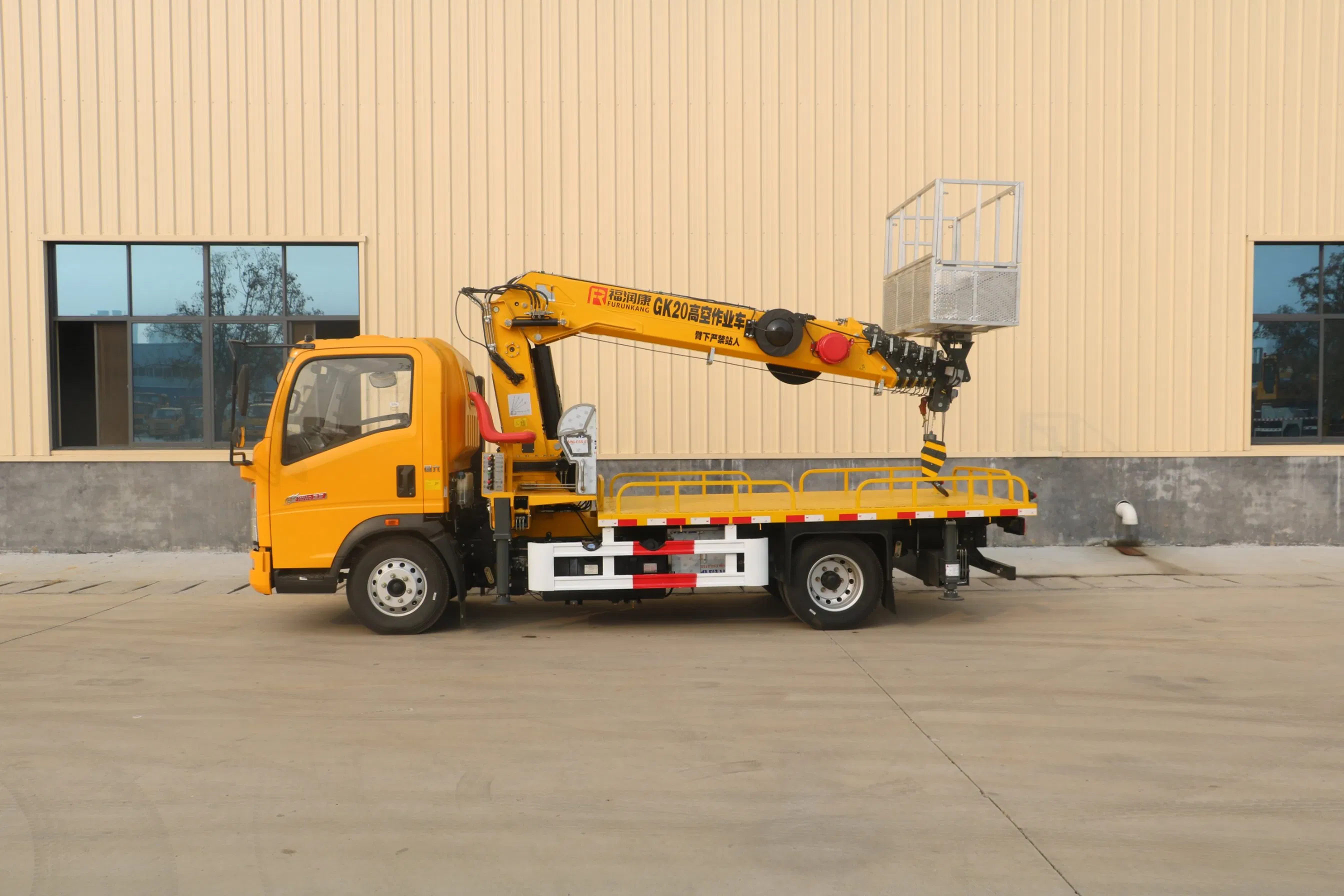 Multi-Functional Aerial Working Platform for Building Renovation, Maintenance and Cleaning