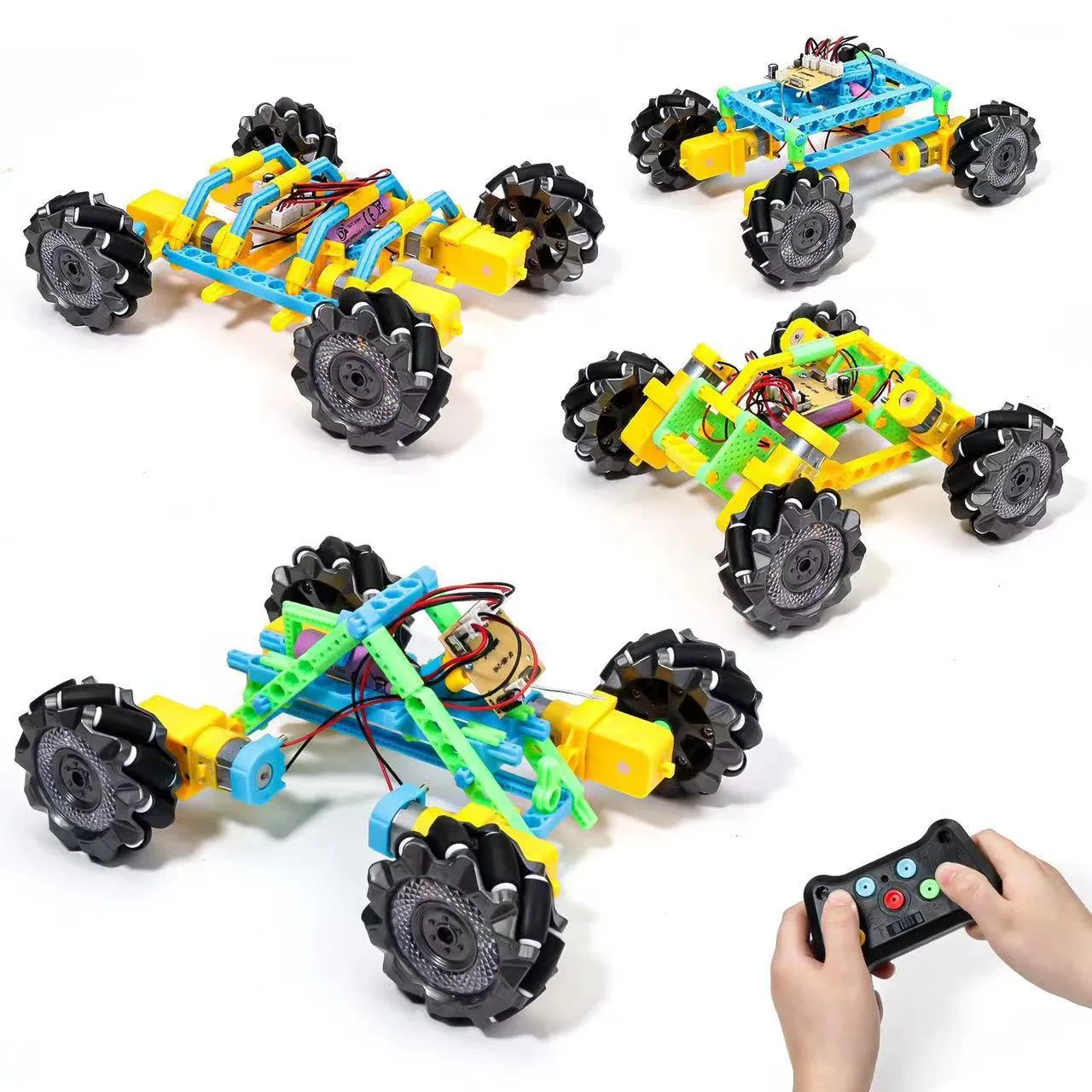 DIY Quadcopter Building Kit New RC Drone with Detachable off Road Car Indoor Flying Vehicle