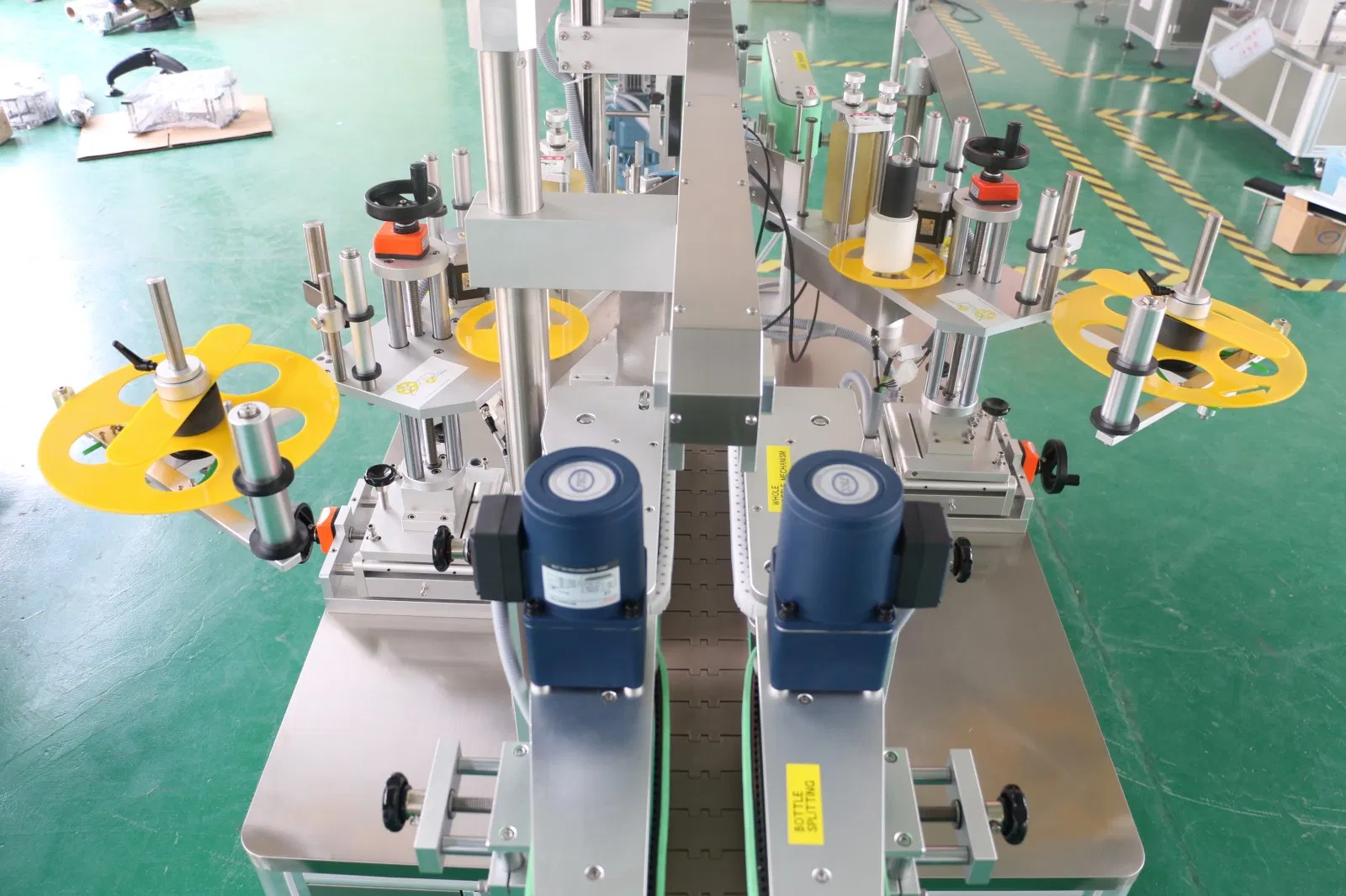 Skilt Sticker Automatic High Speed Round Square Cans Jars Flat Bottle Front Back Two Sides Labeling Machine Labeller Label Applicator Manufacturer