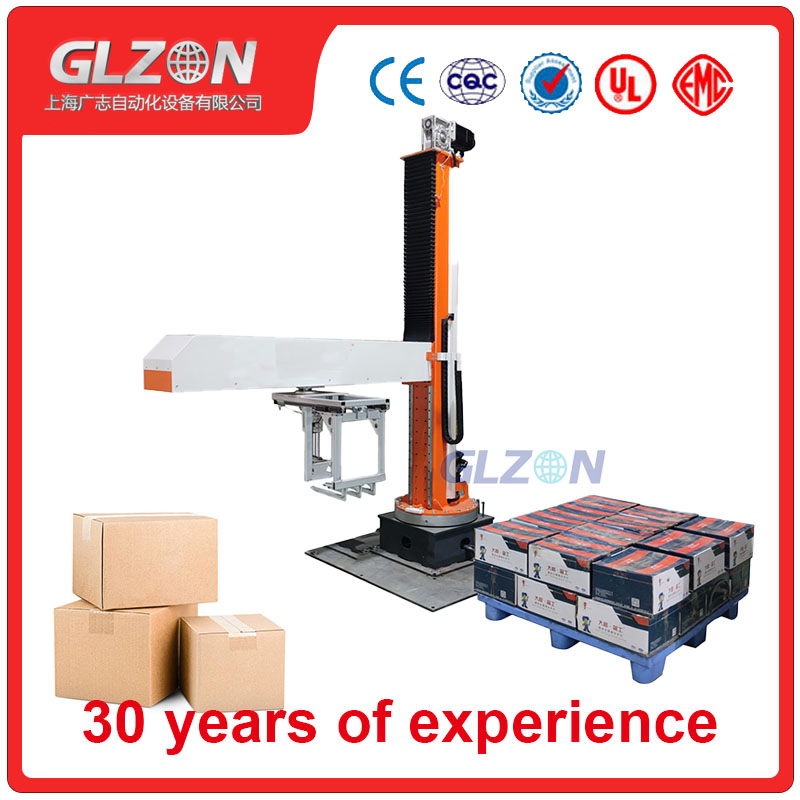 Fully Automatic Box Palletizer with Ai Vision Smart Loading &amp; Stacking System