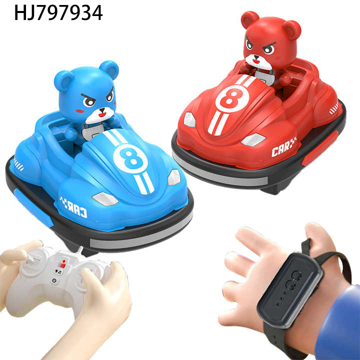 2.4G Battle RC Car with LED Lights &amp; Music Competitive Racing Game for Kids