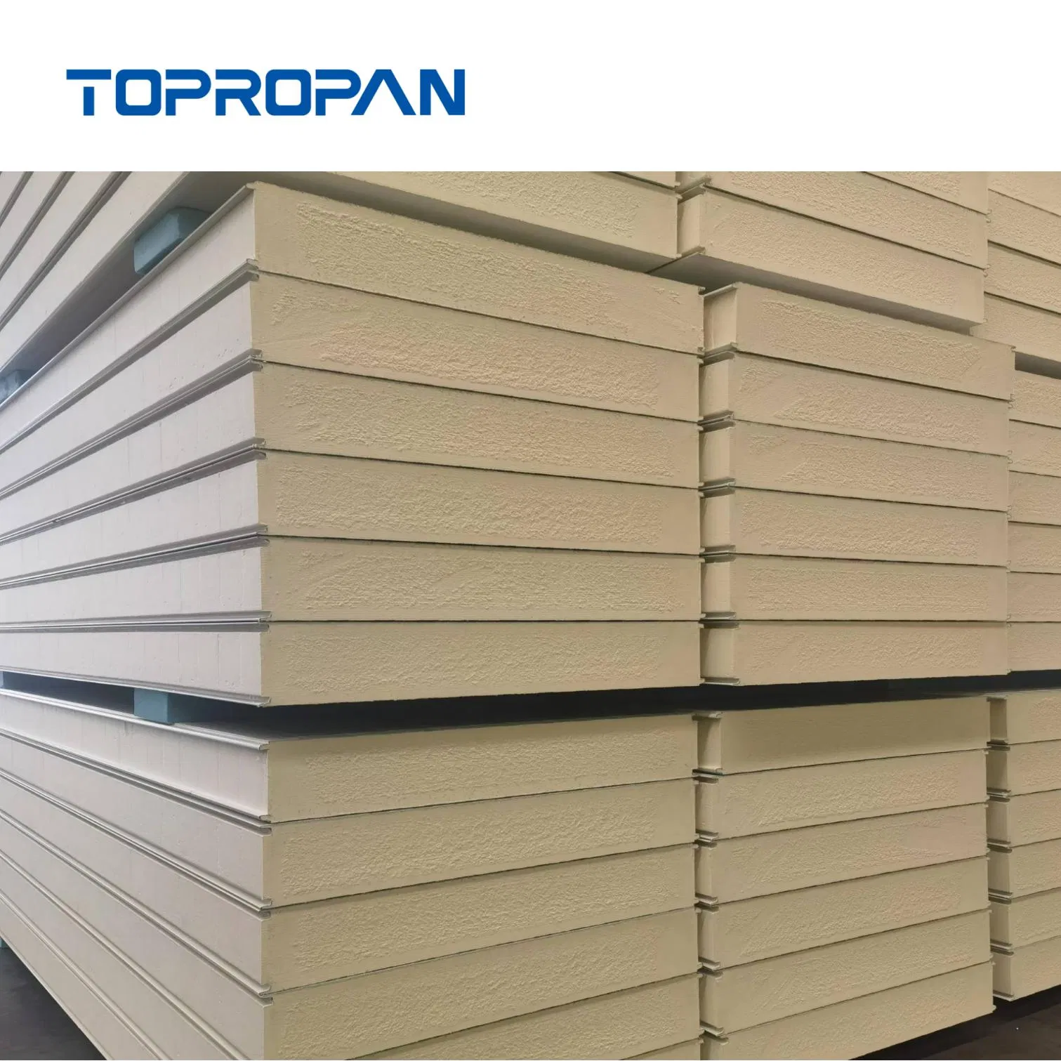 Factory Price Environmental Economical Customized Color Coated Steel PU/PIR/Rockwool Wall/Roof Insulated Sandwich Panel