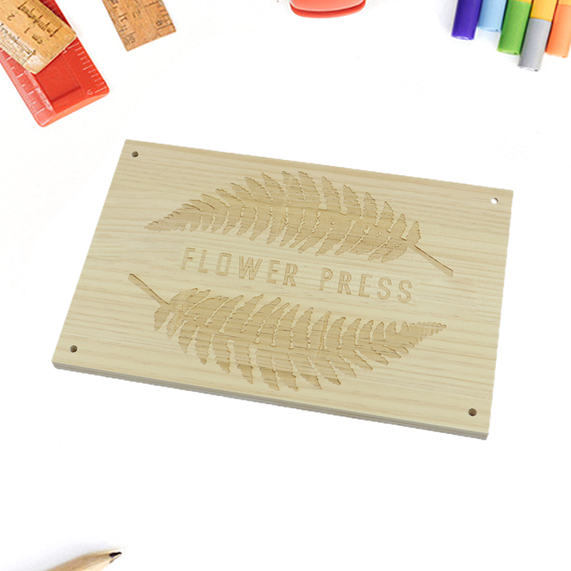 Allibaba DIY Hand Craft Leaf Leaves Dried Flower Press Custom Shaped Wooden Flower Pressing Kit