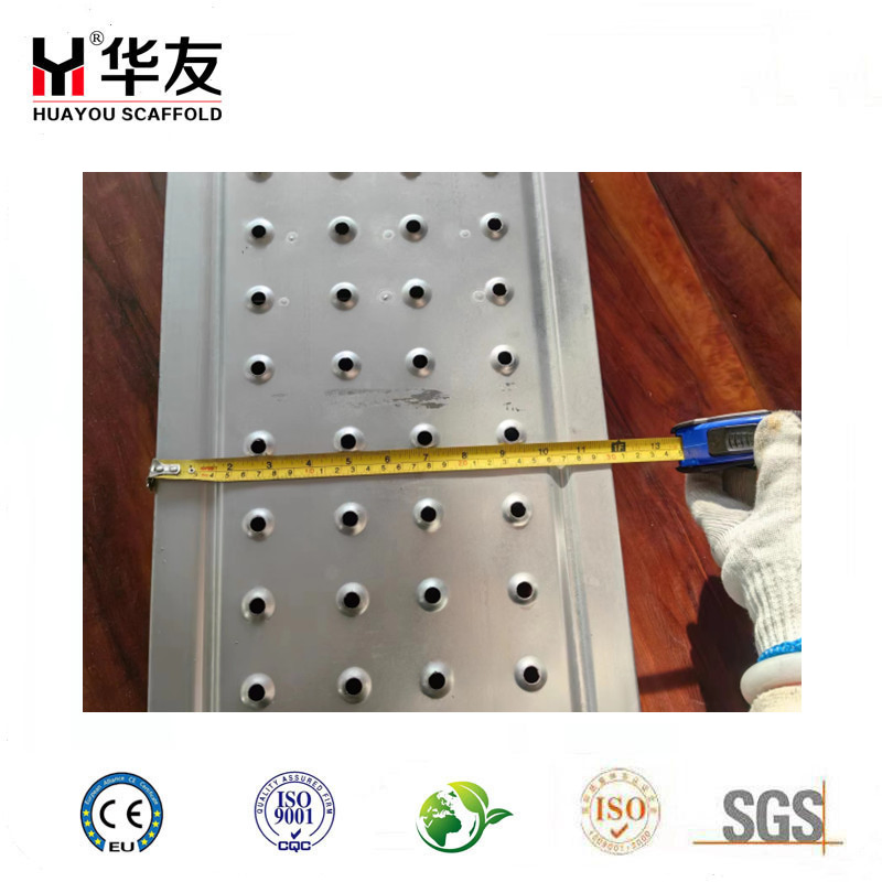 300*50mm Galvanized Steel Plank Heavy Scaffolding Metal Deck Platform for System Scaffold